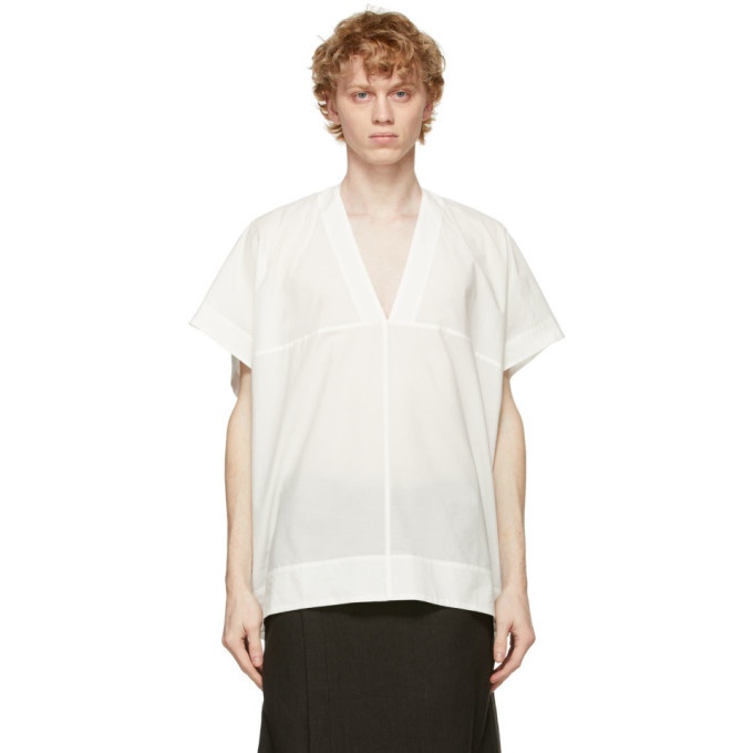 Photo: Jan-Jan Van Essche White Soft Cotton Short Sleeve Shirt