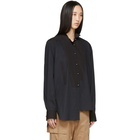 Loewe Black Pearls Asymmetric Shirt