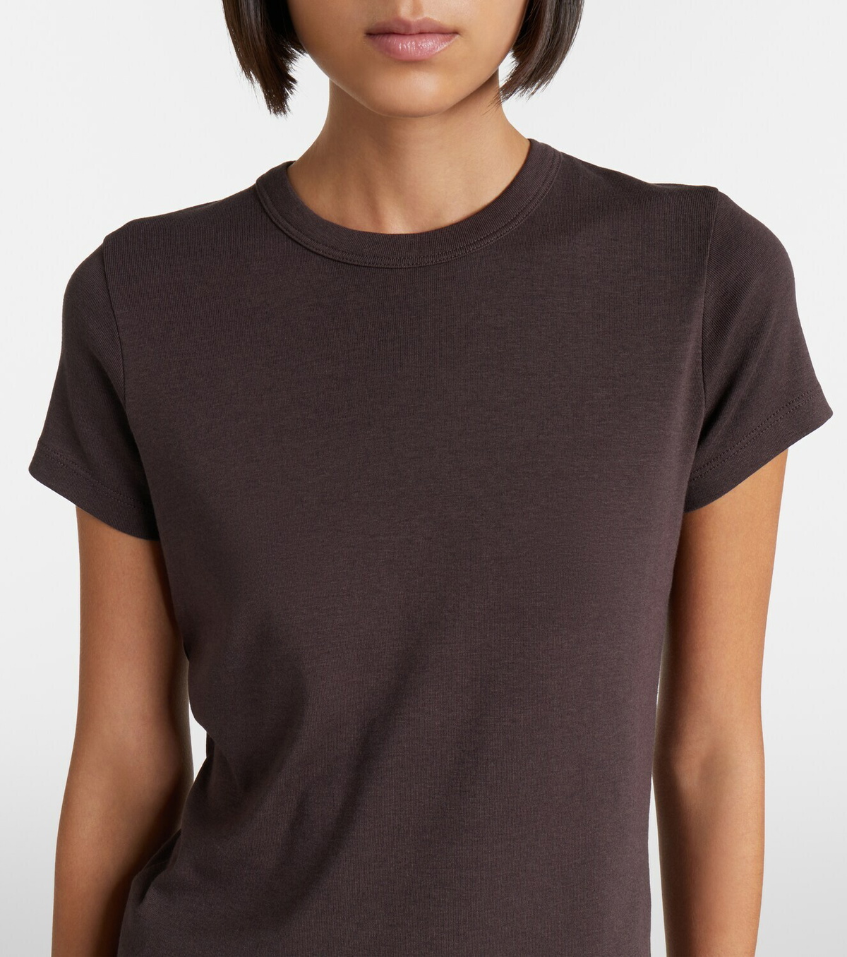 Vince '90s Shrunken cotton-blend T-shirt