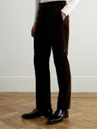 Kingsman - Cotton-Velvet Suit Trousers - Brown
