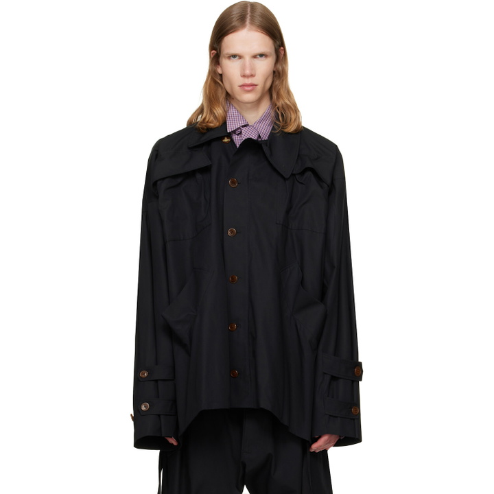 Photo: Vivienne Westwood Black Asymmetric Over Jacket