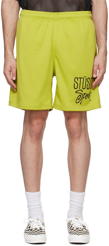 Photo: Stüssy Green Sport Shorts