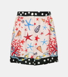 Dolce&Gabbana Capri silk satin shorts