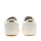 Nike Men's Dunk Low Retro Premium Sneakers in Light Brown/Sequoia