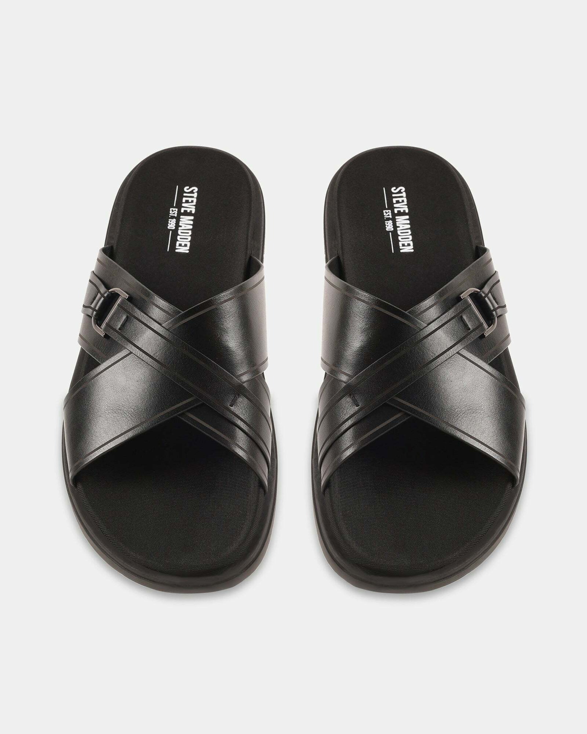 Steve Madden Samos Sandals in Black