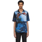 Valentino Multicolor Dragon Garden Short Sleeve Shirt