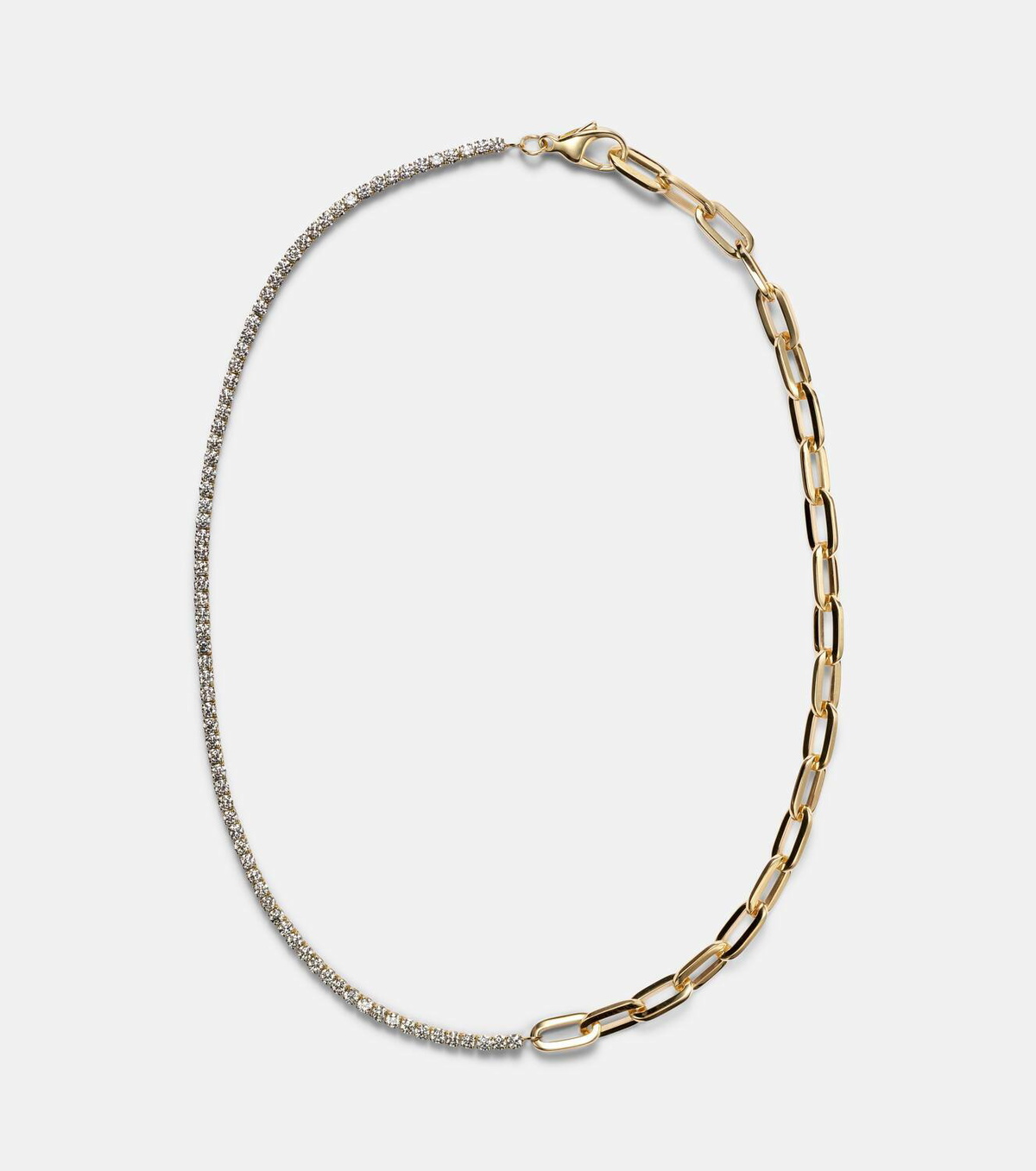 Bucherer Fine Jewellery 18kt gold chain necklace with diamonds