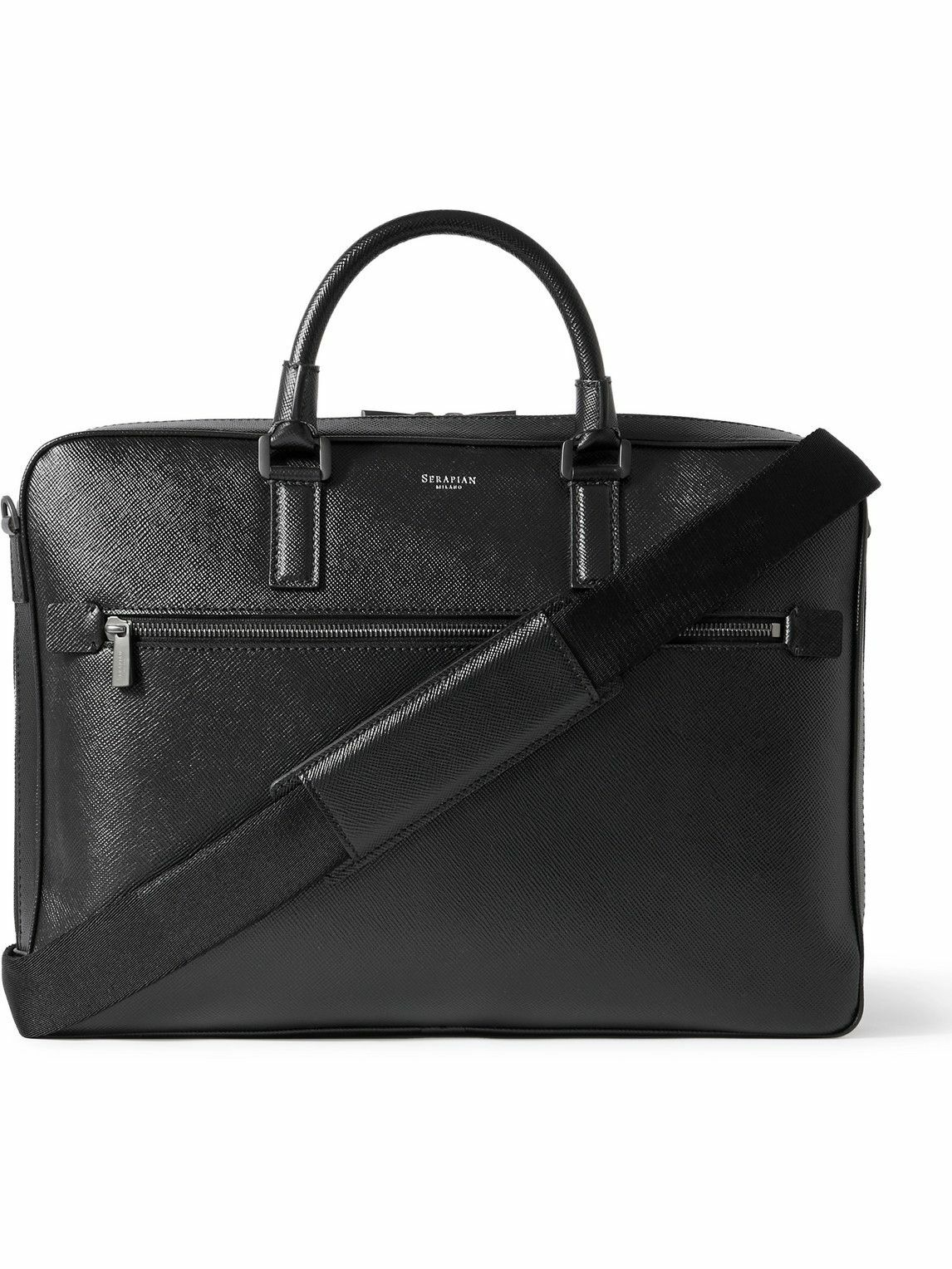 Serapian - Evoluzione Cross-Grain Leather Briefcase