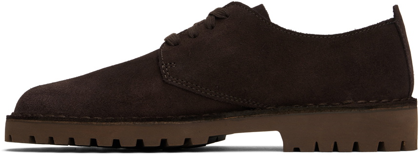 Clarks desert london fashion dark brown suede