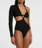 Roberta Einer Legato asymmetric cotton bodysuit