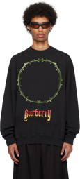 Burberry Black Printed Sweatshirt