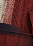 Forte_forte Belted Dégradé Chiffon Maxi Dress Dark Purple
