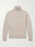 Zegna - Wool-Blend Rollneck Sweater - Neutrals