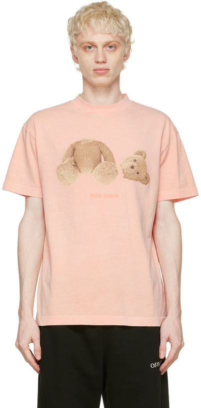 Photo: Palm Angels Pink Bear T-Shirt