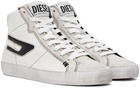 Diesel Off-White & Black S-Leroji Mid Sneakers