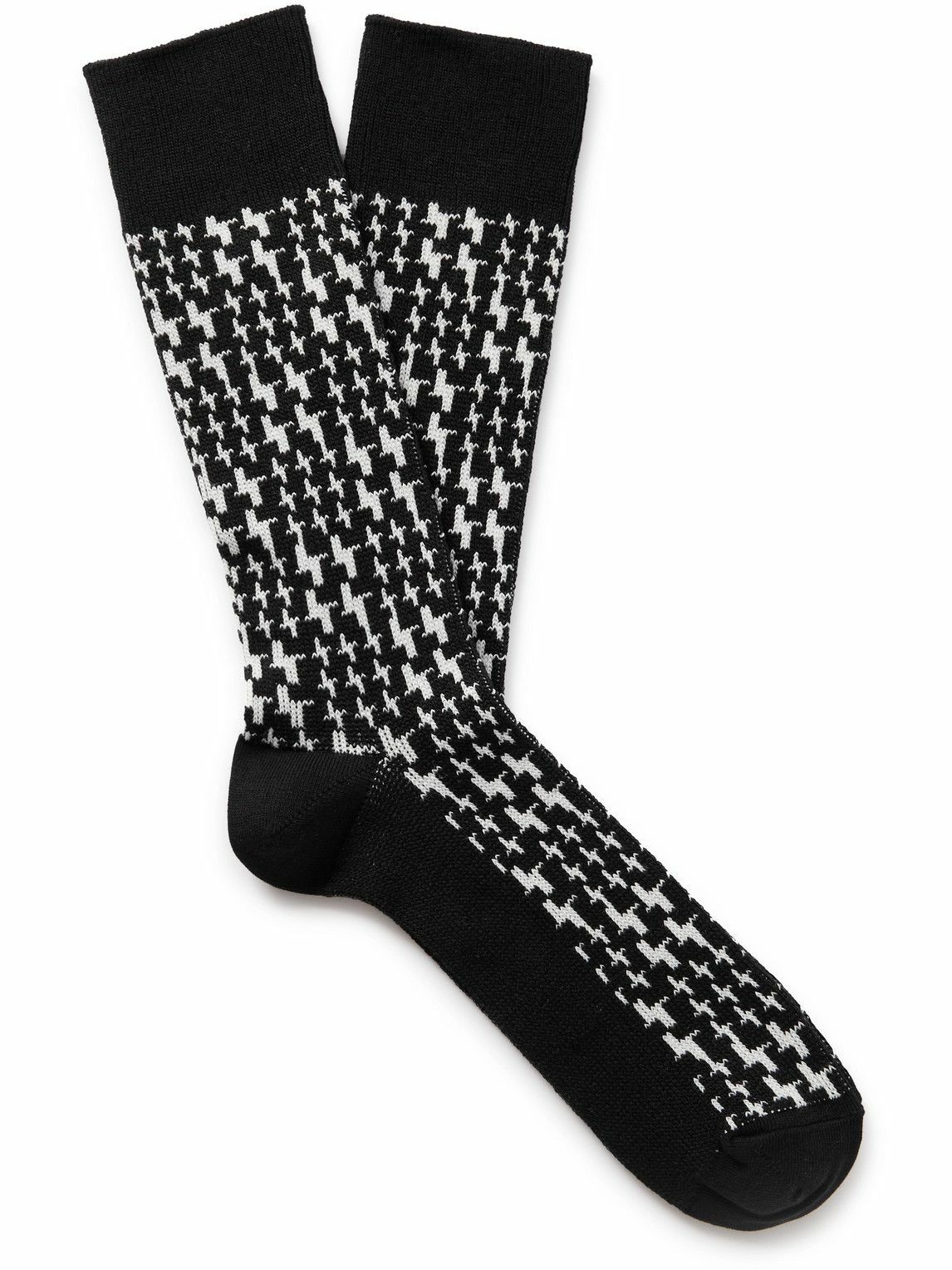 Mr P. JacquardKnit CottonBlend Socks Mr P.