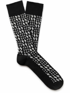 Mr P. - Jacquard-Knit Cotton-Blend Socks