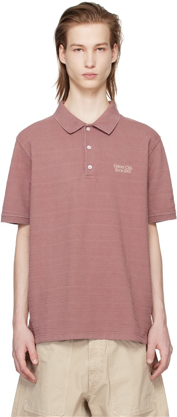Photo: Golden Goose Pink Embroidered Polo