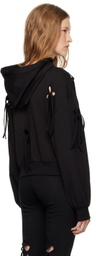 J.Kim Black Petal Hoodie