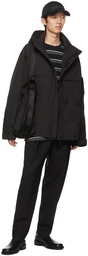 Juun.J Black Polyester Jacket