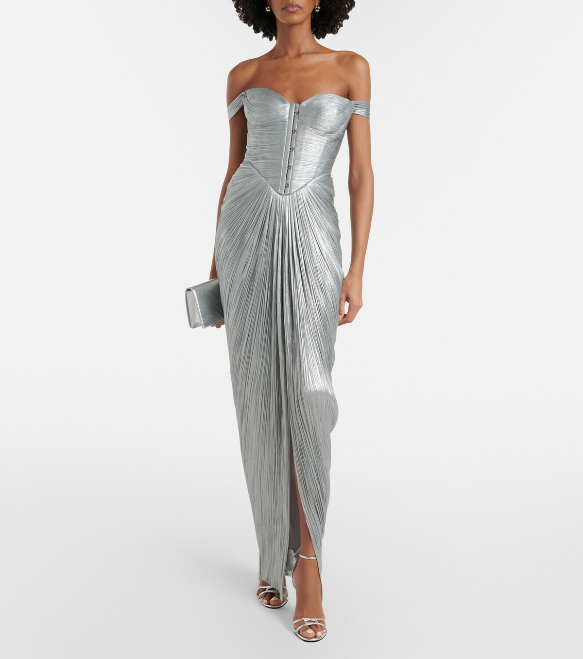 Maria Lucia Hohan Susie silk tulle bustier gown