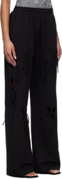 J.Kim Black Petal Lounge Pants