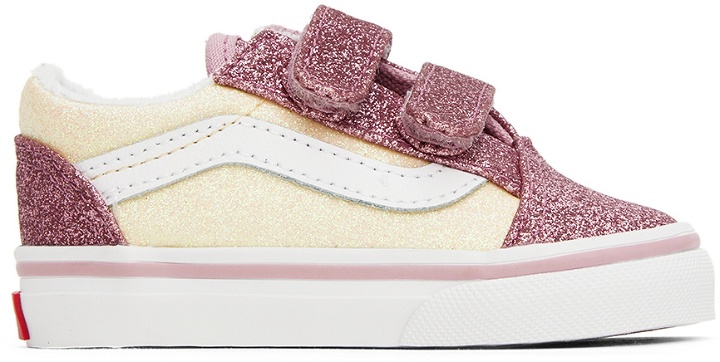 Photo: Vans Baby Pink & Off-White Old Skool V Sneakers