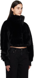 Paris Georgia Black Seb Faux-Fur Jacket