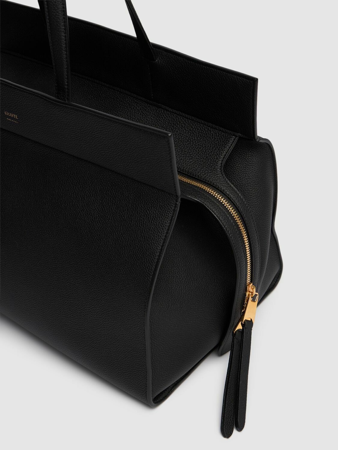 KHAITE Crosby Smooth Leather Tote Bag Khaite