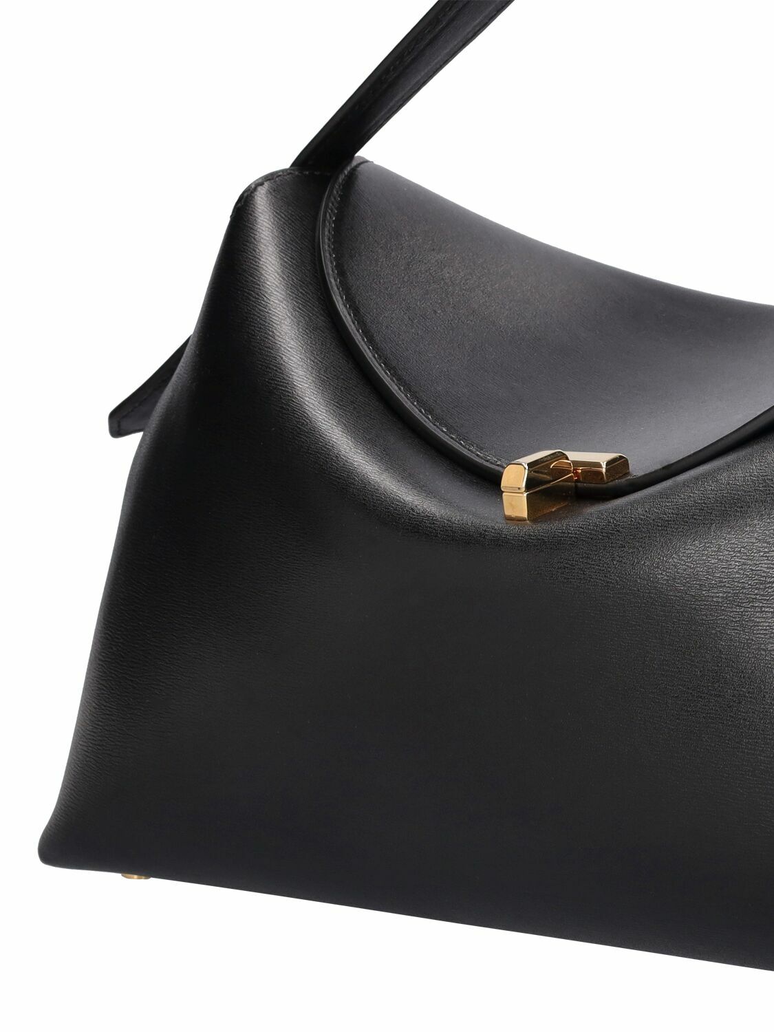 週末まで出品TOTEME T-Lock leather top handle T-Lock leather top handle fawn – TOTEME