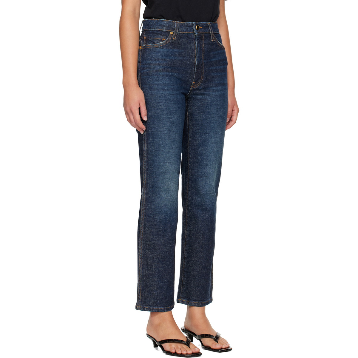 KHAITE Indigo Abigail Stretch Jeans