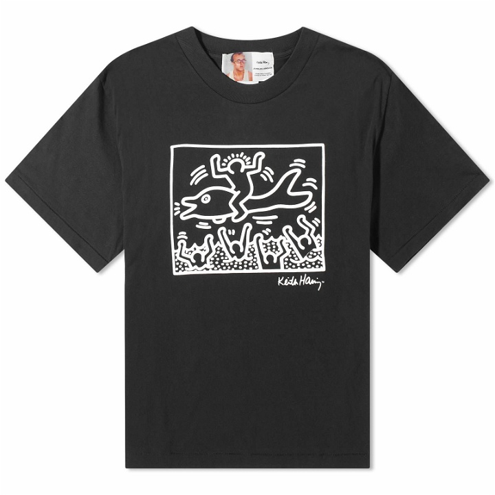 Photo: Jungles Jungles x Keith Haring Environmentalism T-Shirt in Black