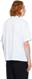 Dsquared2 White Horizon Football T-Shirt