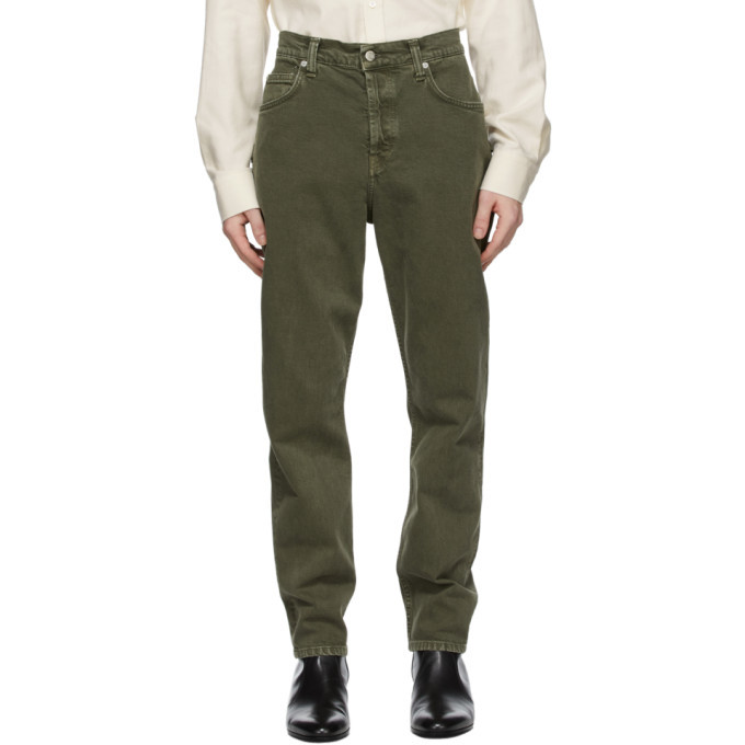 Photo: Helmut Lang Green Strap Jeans