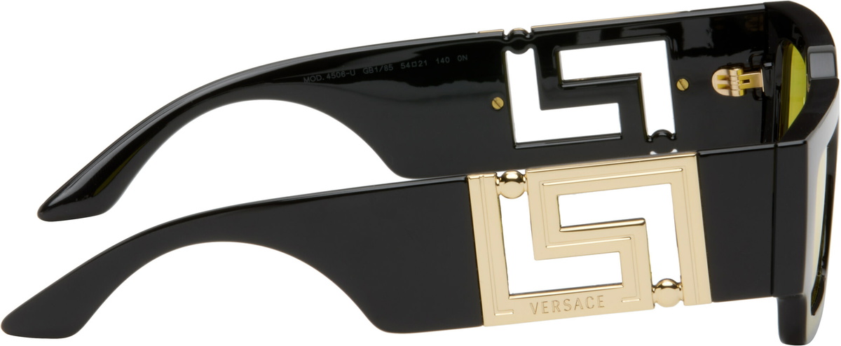 Versace Black Greca Maxi Sunglasses