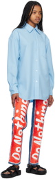 Meryll Rogge Blue Beni Bischof Edition 'Do Nothing Club' Jeans