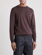 PIACENZA 1733 - Cotton Sweater - Brown