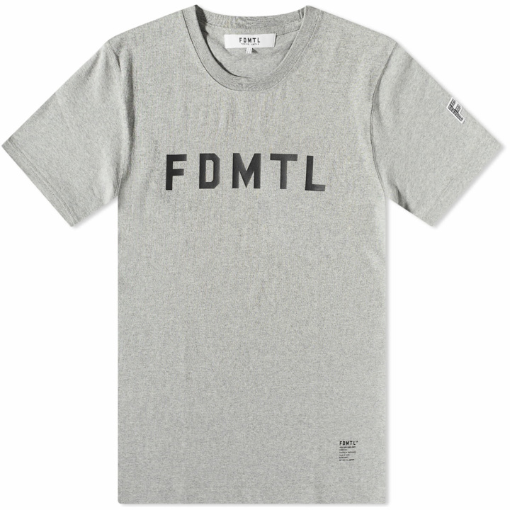 Photo: FDMTL Men's Logo T-Shirt in Grey