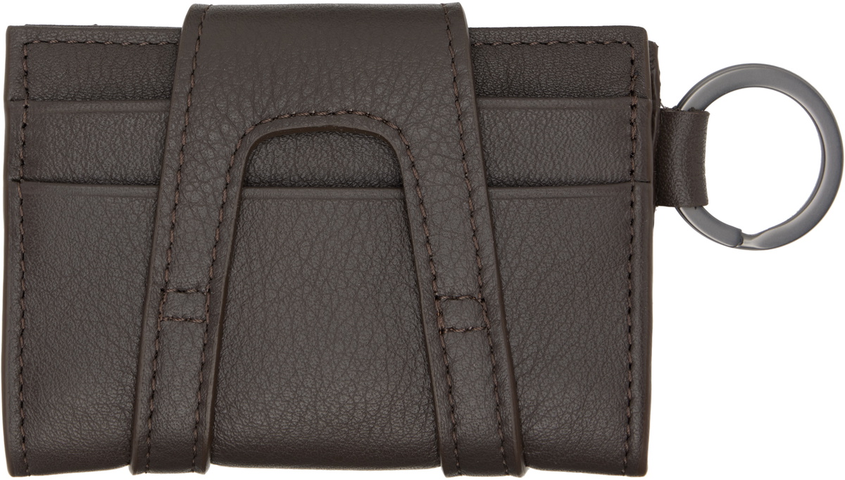 Kiko Kostadinov Brown Orvos Card Holder