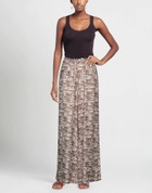Manila Grace Womens Pants in Brown