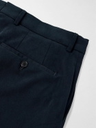 Incotex - Straight-Leg Stretch-Cotton Trousers - Blue