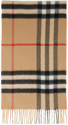 Burberry Orange & Beige Contrast Scarf