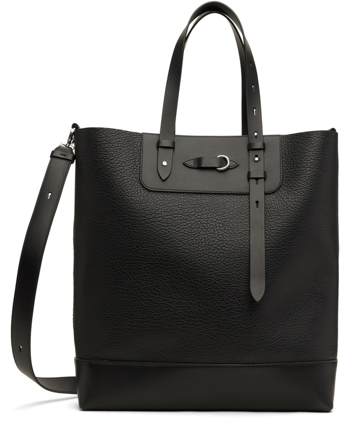 Photo: Maison Margiela Black Vertical Belt Tote