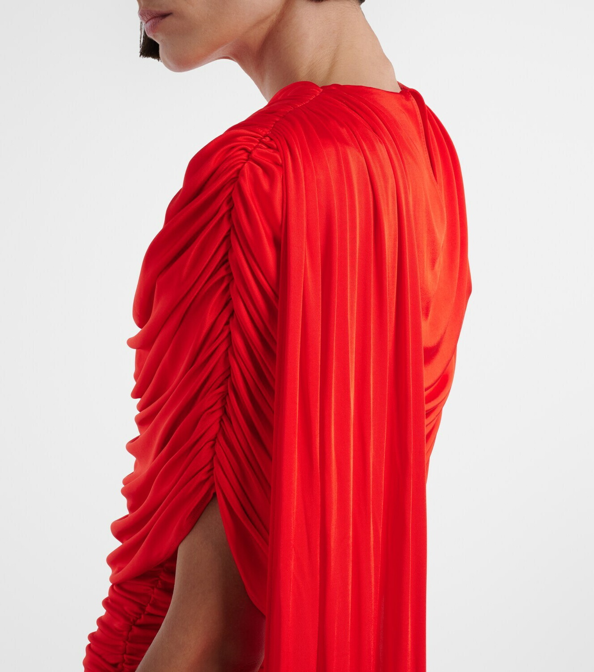The New Arrivals Ilkyaz Ozel Khara draped minidress