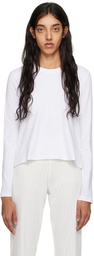 LESET White Maya Long Sleeve T-Shirt