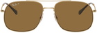 Ray-Ban Gold Andrea Sunglasses