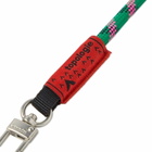 Topologie 8.0mm Wrist Strap in Emerald Pink