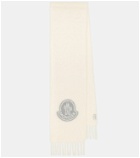 Moncler - Logo wool-blend scarf