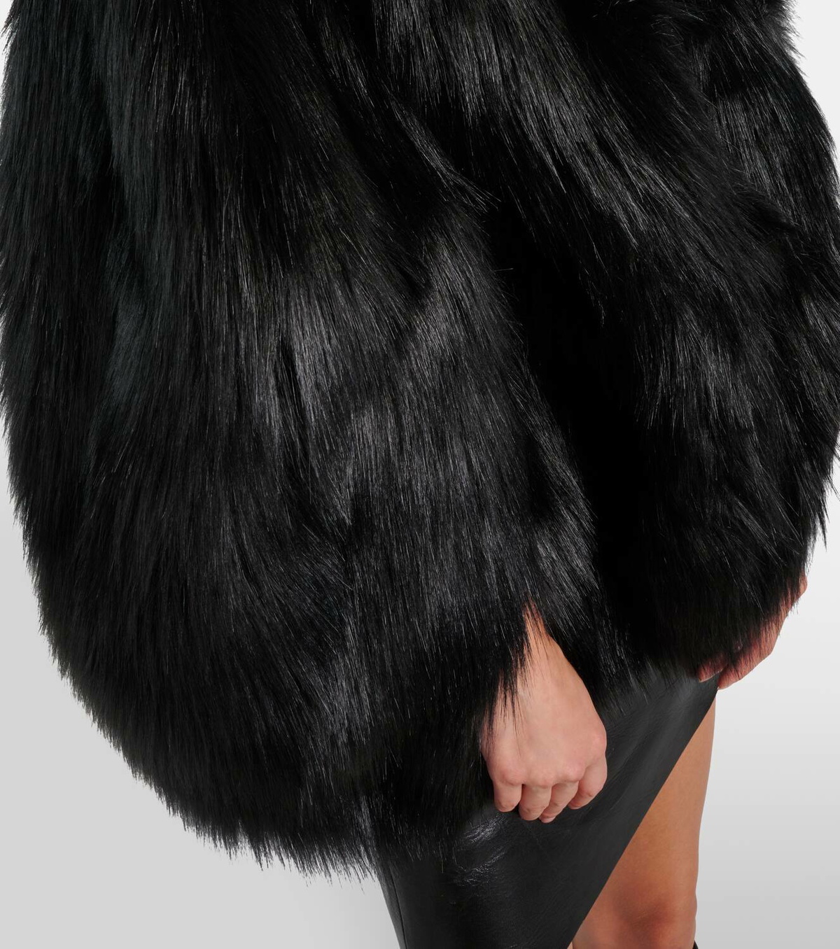 Givenchy Faux fur cape