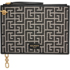 BALMAIN Black Pulse Zipped Pouch